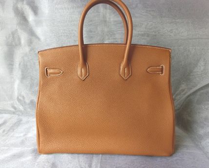 エルメス スーパーコピー 憧れのBIRKIN35☆GOLD トゴ シルバー金具　安心の国内配送6060714